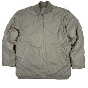 Vintage 90s Quilted Jacket Removable Sleeves Men's Small Hunt Club Classic